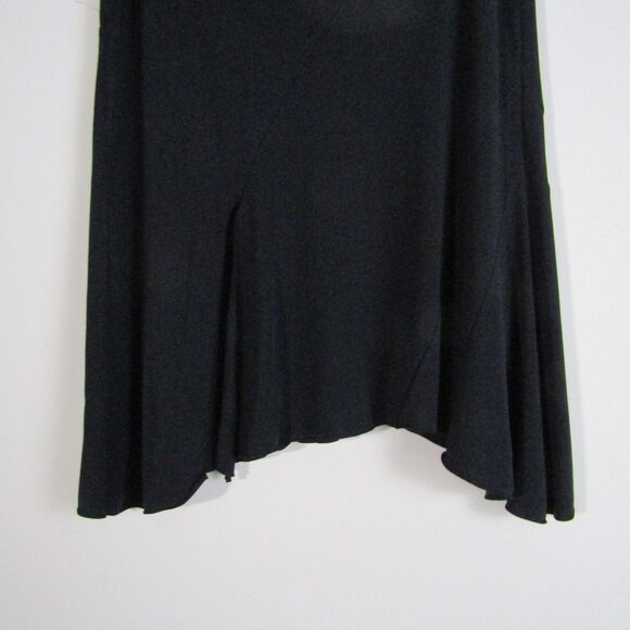 Express Vintage Skirt Medium Black Asymmetrical Grunge Whimsigoth Fairy Goblin - Picture 4 of 12